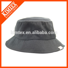 Sombrero de encargo del cubo del OEM, venta al por mayor del sombrero del cubo del llano del borde ancho de nylon del 100%